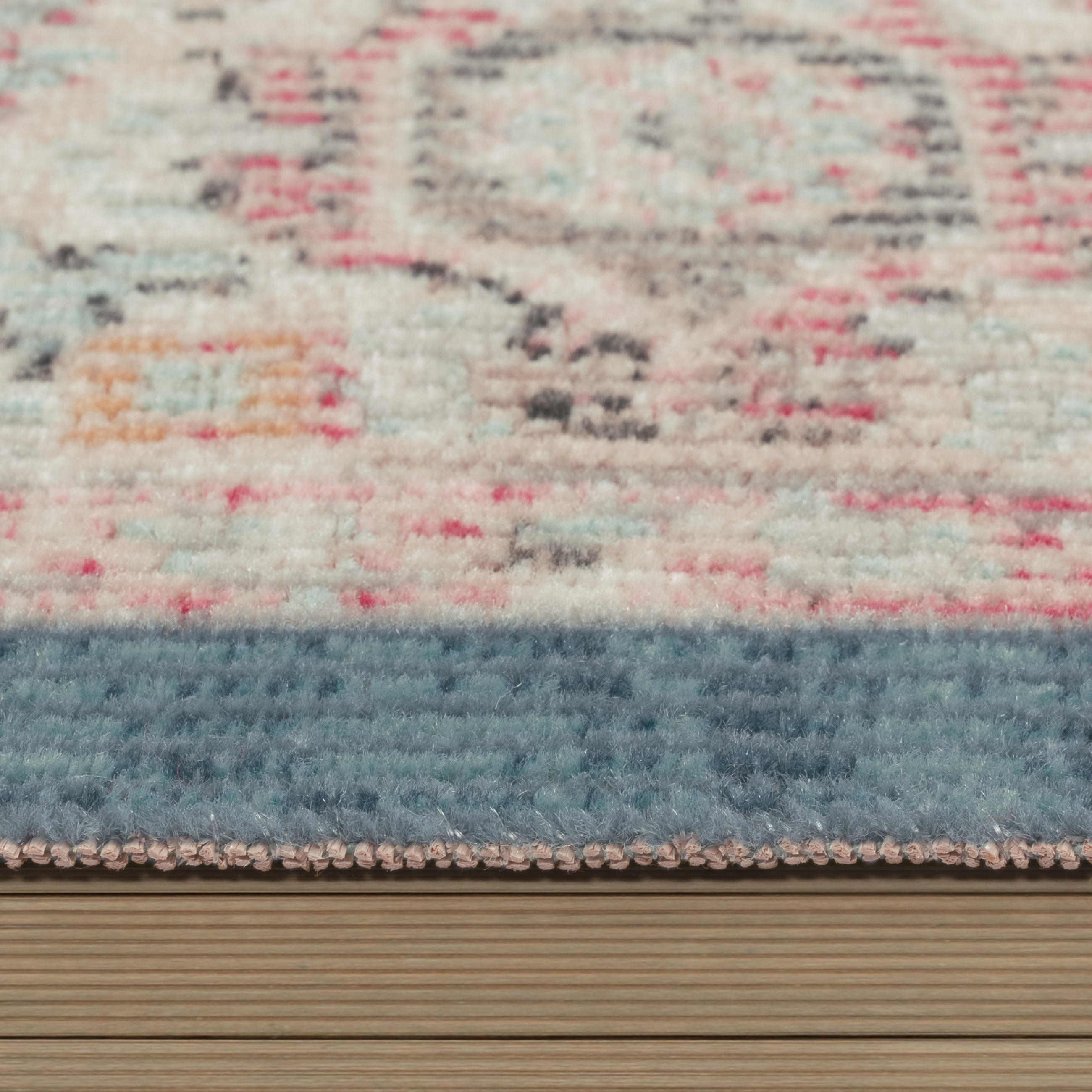Thumbnail - Paco Home Outdoorteppich, Blau, Textil, Rechteckig, 140x200 cm, strapazierfähig, für Fußbodenheizung geeignet, Teppiche ...
