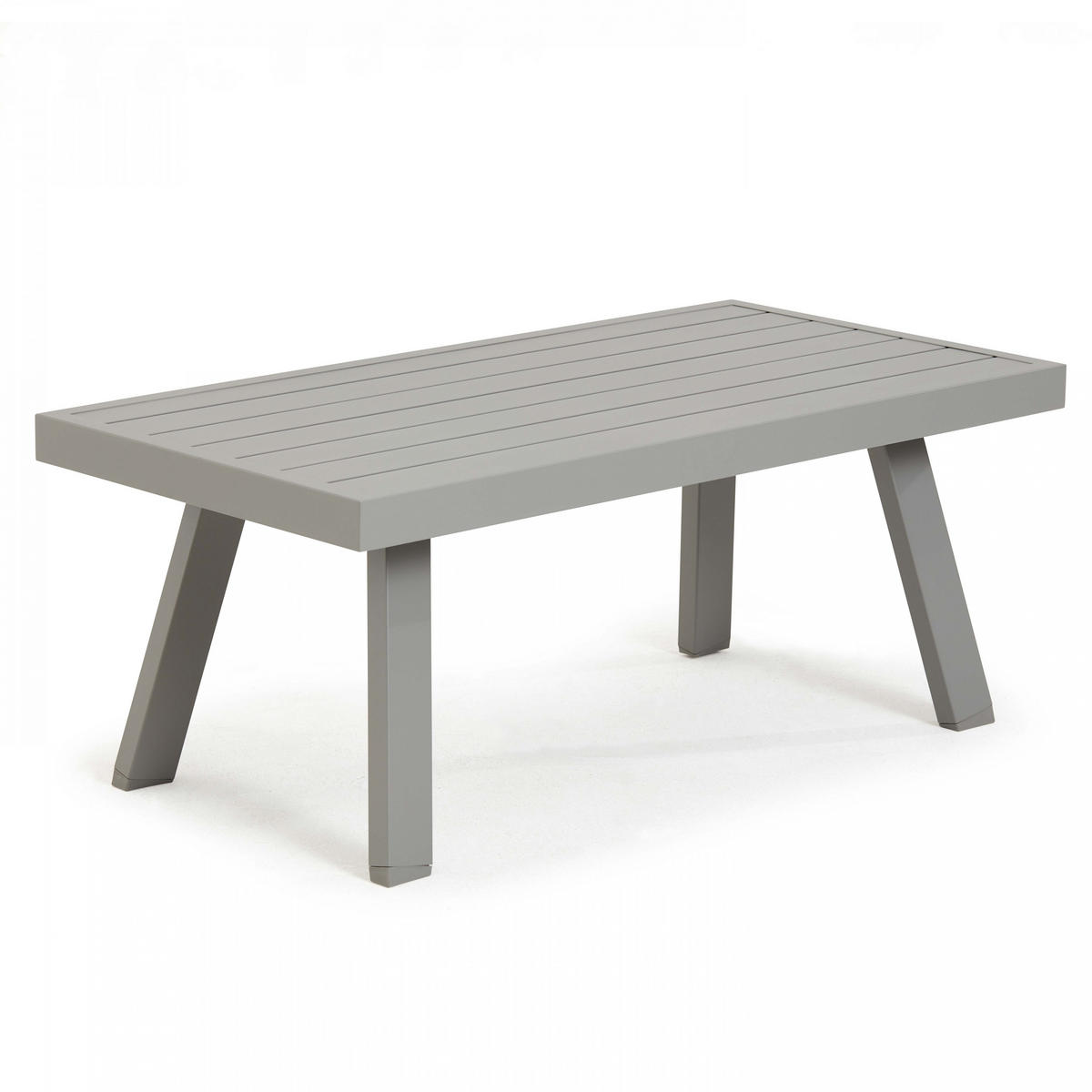 GARTENBEISTELLTISCH, Grau - Grau, Metall (100/52/40cm) - Oviala