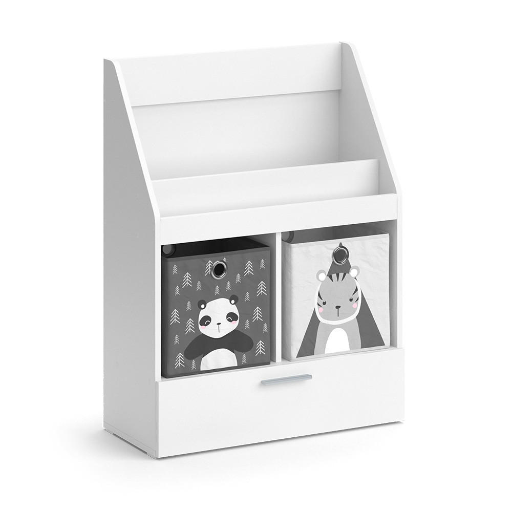 DĚTSKÁ POLIČKA Luigi Bílá - bílá, kompozitní dřevo (72/96.2/31.2cm) - Vicco