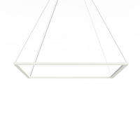 LED-HÄNGELEUCHTE - Weiß, Metall (90/90/100cm) - Lumicom