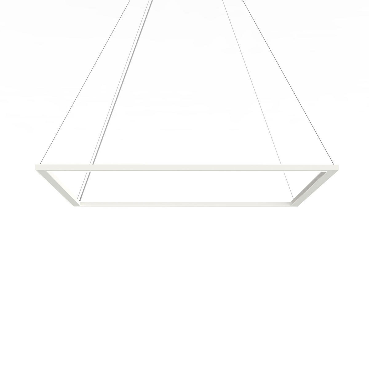 LED-HÄNGELEUCHTE - Weiß, Metall (90/90/100cm) - Lumicom