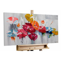 ÖLGEMÄLDE 100/50 cm - Multicolor, Holz/Textil (1.36/50cm) - KUNSTLOFT