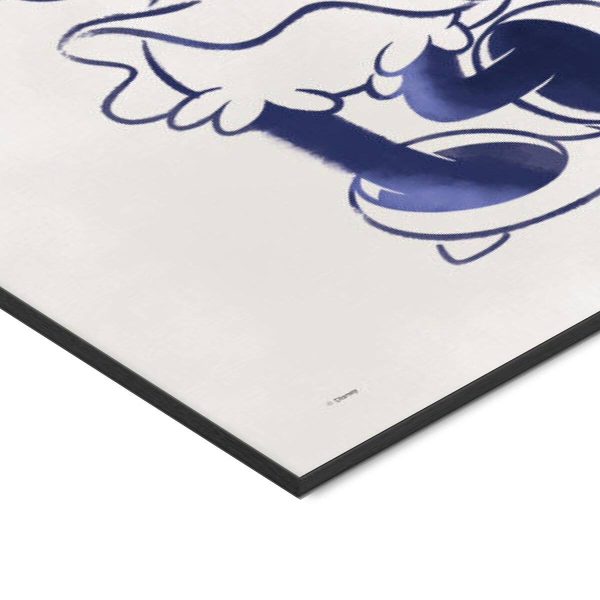 POSTER mit Rahmen Disney - Disney - Minnie Mouse Blue - Blau/Schwarz, Holz/Papier (70/100cm) - Poster&Frame