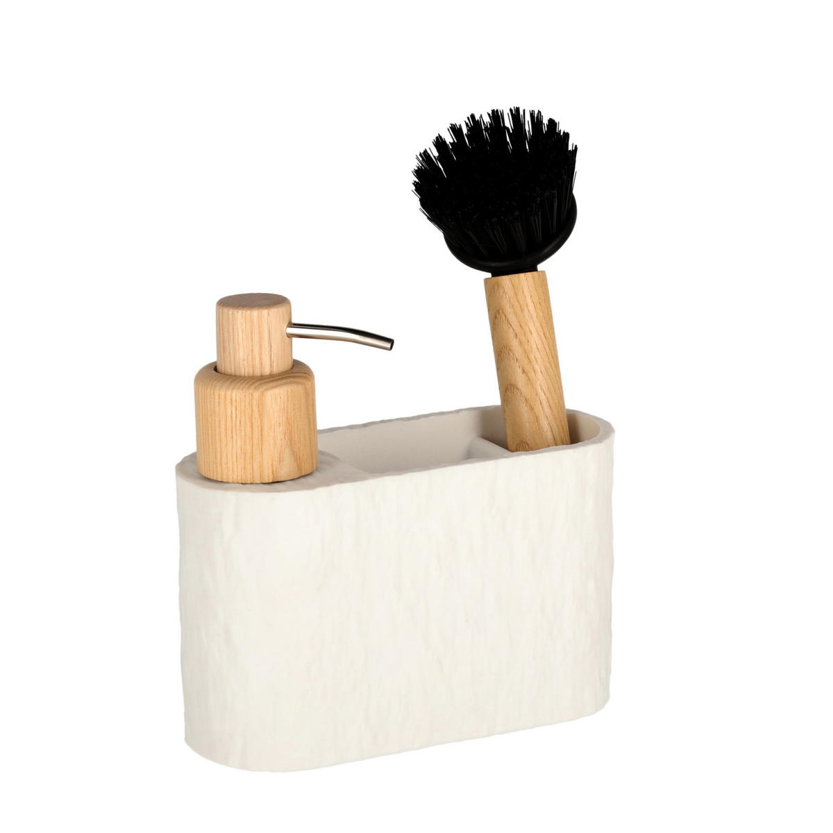 SEIFENSPENDER Pillar 15x15x6.5cm - Weiß, Kunststoff (15/15/6.5cm) - home&you