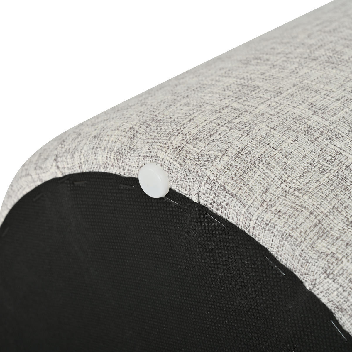 COUCHTISCH SET mit Hocker, rund, MDF mit Stauraum - Walnussfarben, Holzwerkstoff (38/38/47.5cm) - FLIEKS
