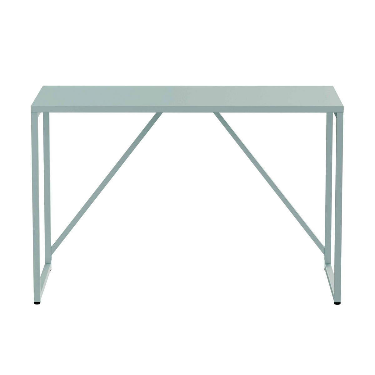 SCHREIBTISCH 120 cm, Salbeigrün - Grün, Metall (120/60/78cm) - Oviala