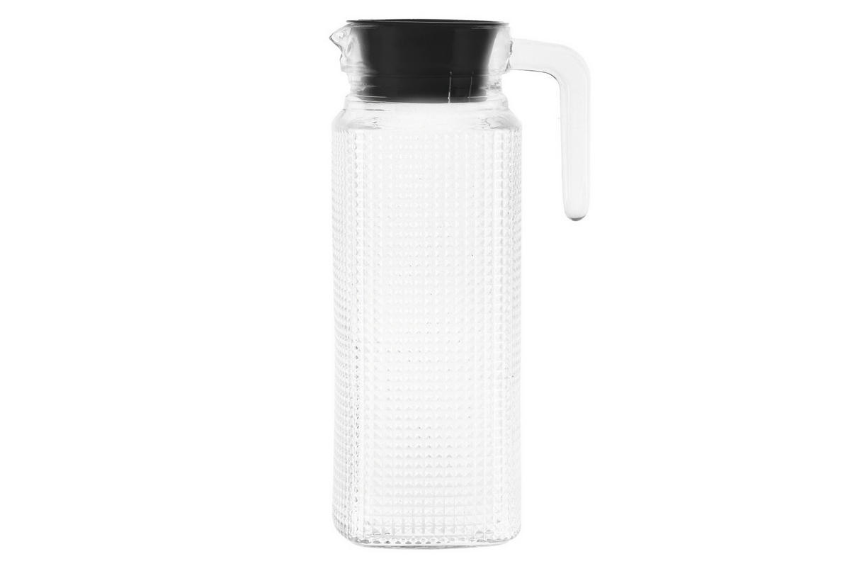 GETRÄNKEKRUG quadratisch 1 l - Transparent, Glas (1L)