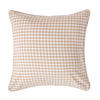 KISSENHÜLLE Vichy-Karo 60/60 cm, 100% Baumwolle - Beige, Textil (60/60cm) - Homescapes