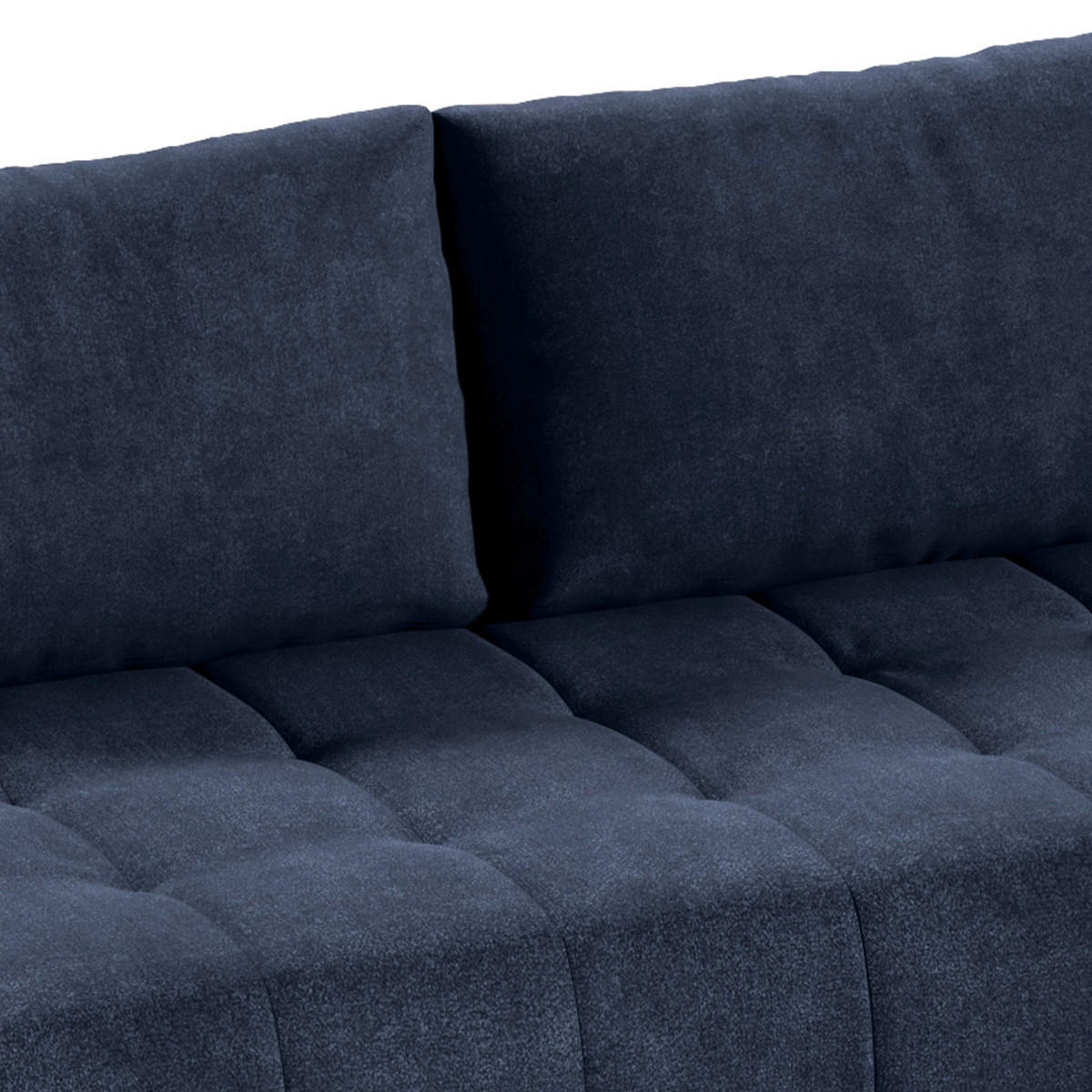 ECKSOFA Jonas 4 Sitzplätze Marineblau - Blau, Holzwerkstoff (265/185cm) - Petits-meubles