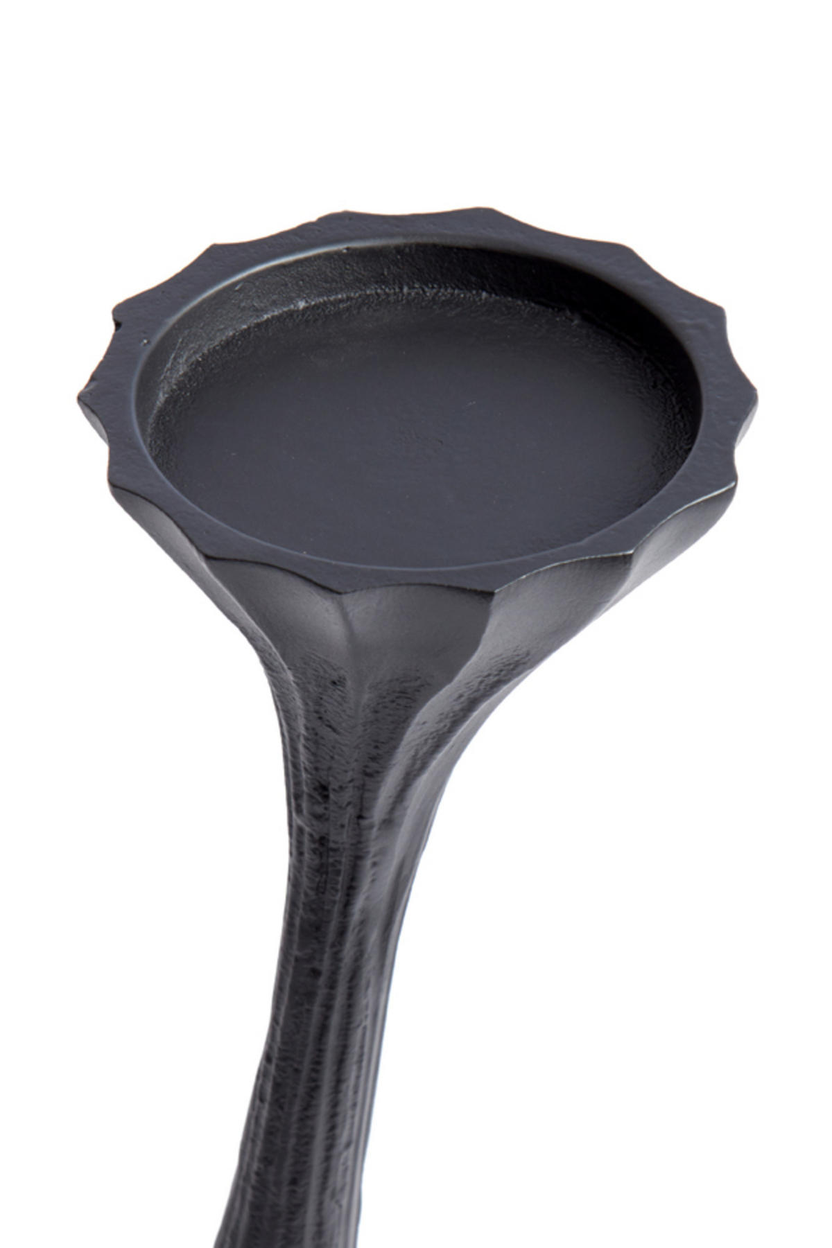 KERZENSTÄNDER NYOKO - Schwarz - Ø11x44cm - Schwarz, Metall (11/44/11cm) - Light & Living