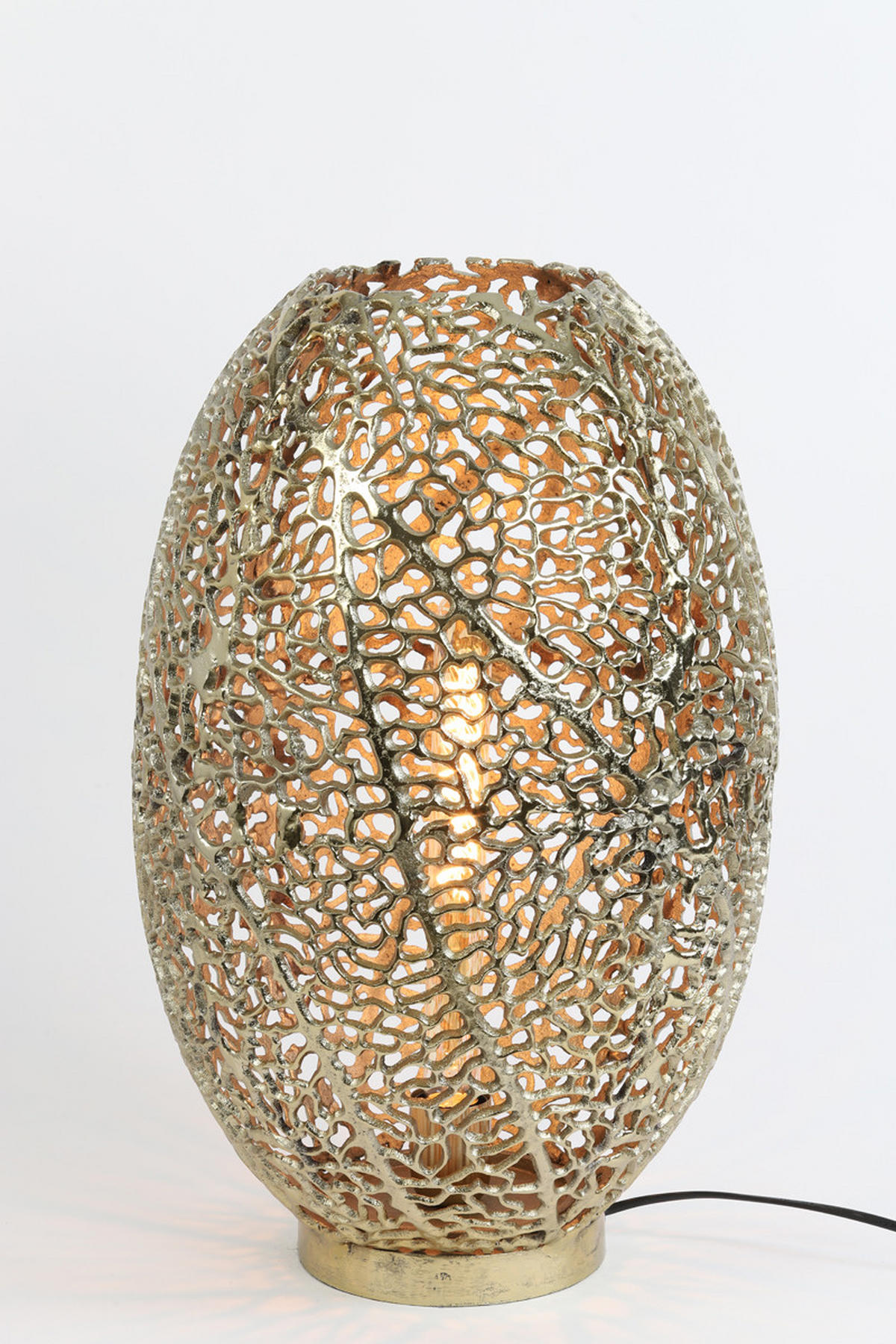 TISCHLAMPE Sinula Gold Ø33/52 cm - Goldfarben, Metall (33/33/52cm) - Light & Living
