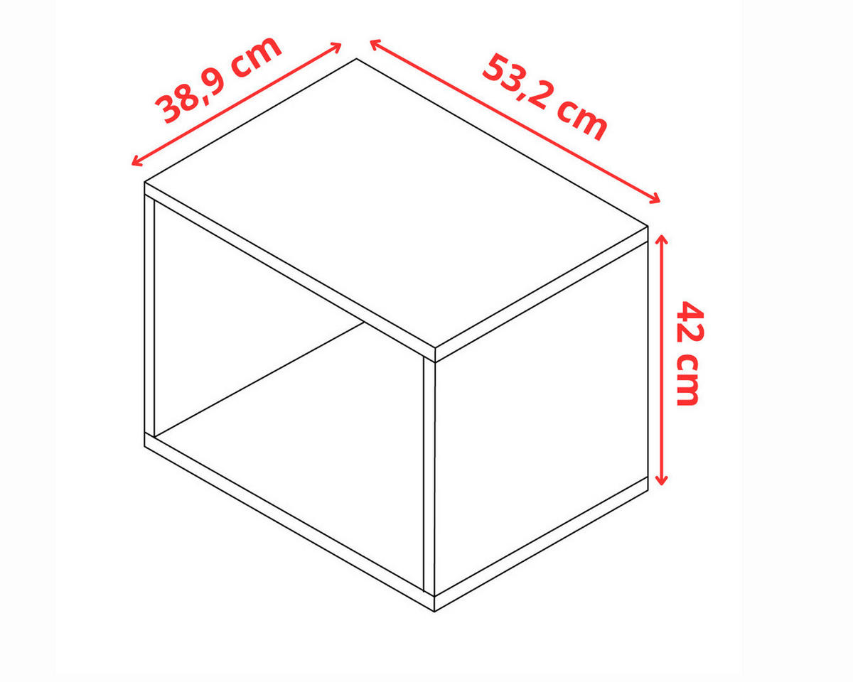 DREHTÜRENSCHRANK ROJ MIT AUFSATZ 1D weiß - Weiß, Holzwerkstoff (54/247/39cm) - Kier Furniture