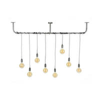 HÄNGELAMPE VARESE Grau Metall - Grau, Metall (12/176/150cm) - KAWOLA