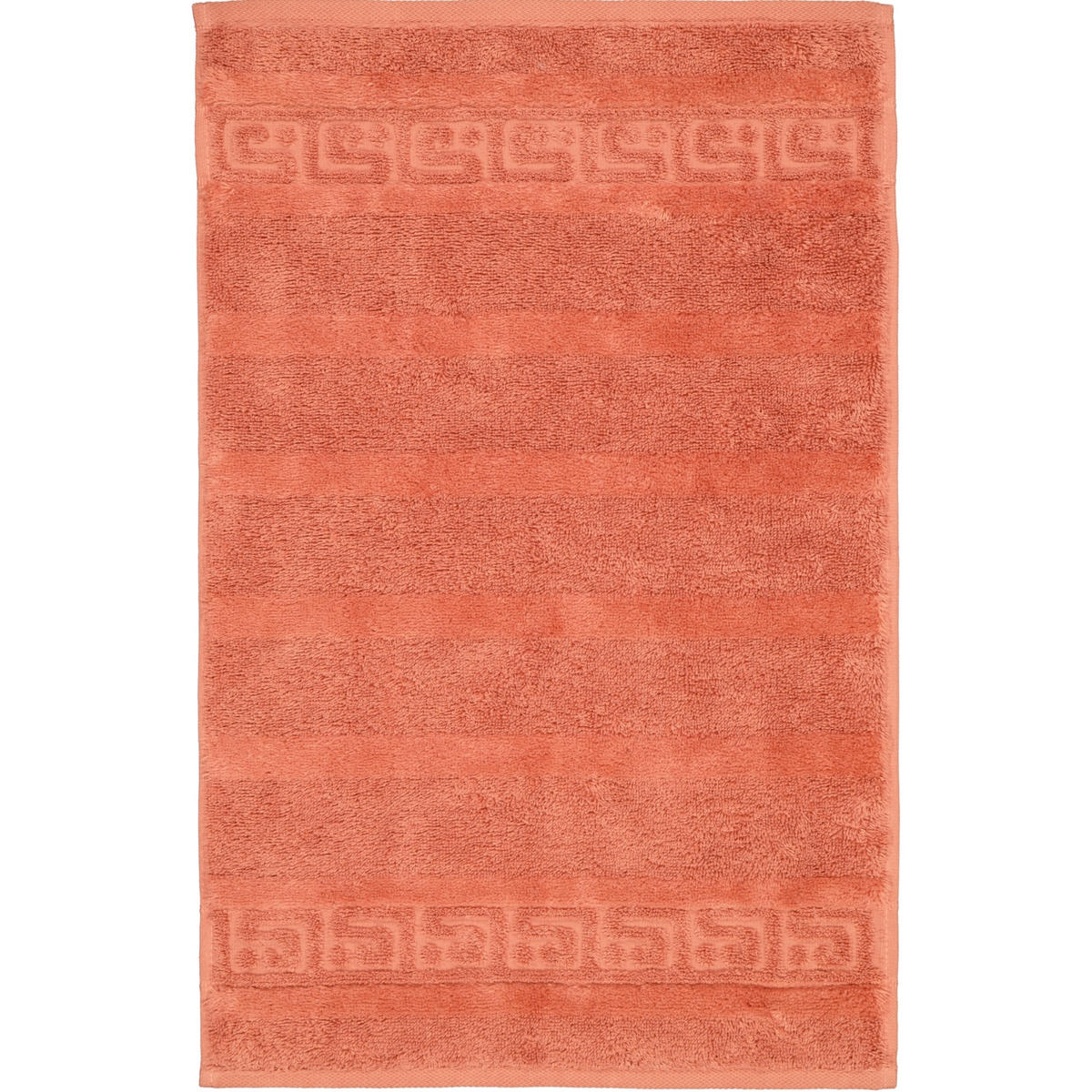 HANDTÜCHER NOBLESSE UNI 1001 BRICK - 387 - Orange, Textil (30/50cm) - Cawoe