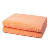 DUSCHTUCH Vienna Style Supersoft 2er-Set - Currygelb, Textil (50/100cm) - Vossen