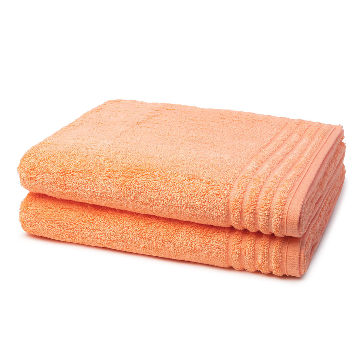 DUSCHTUCH Vienna Style Supersoft 2er-Set - Currygelb, Textil (50/100cm) - Vossen