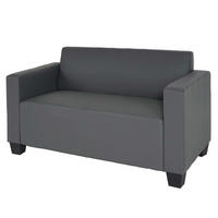 2-SITZER-SOFA Grau - Grau, Textil (136/76/72cm) - MCW