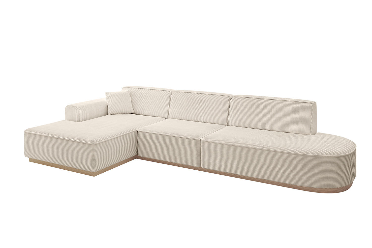 Altdecor Ecksofa Beige 327x165 cm
