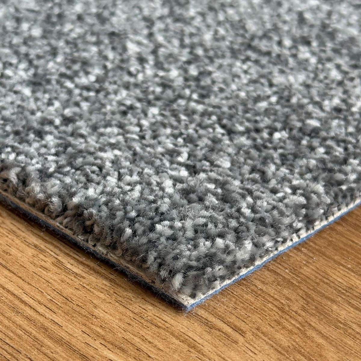 TEPPICHBODEN Levanto 100/100 cm - Grau, Kunststoff (100/100/1cm) - Steffensmeier