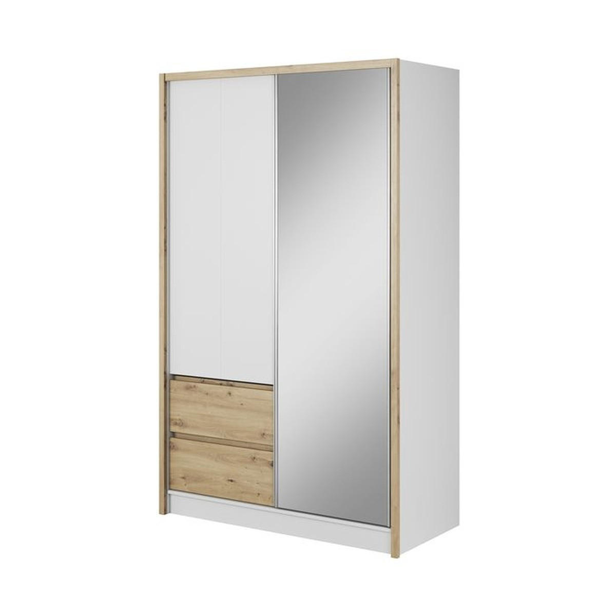 KLEIDERSCHRANK – SARA 130 – 134 cm – Sara – Eiche - Eiche Artisan, Holzwerkstoff (134/214/62cm) - hi-markt