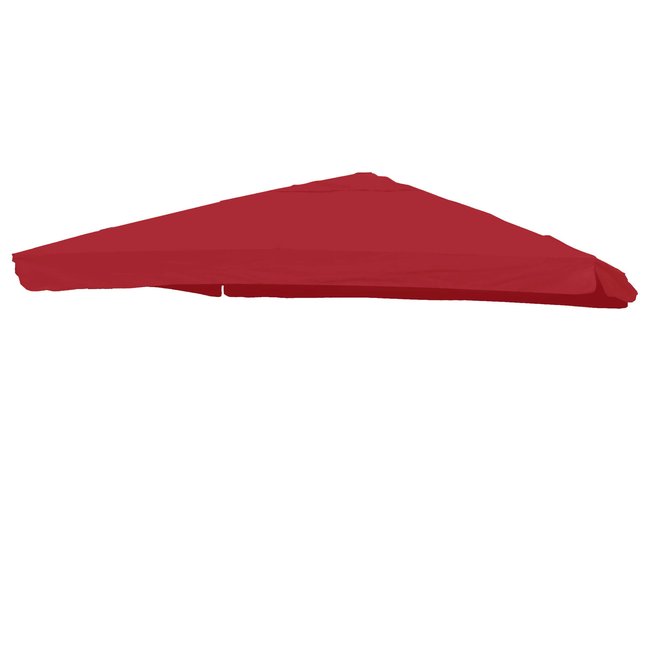 ERSATZ-BEZUG FÜR SCHIRM Bordeaux - Bordeaux, Textil (335/335cm) - MCW