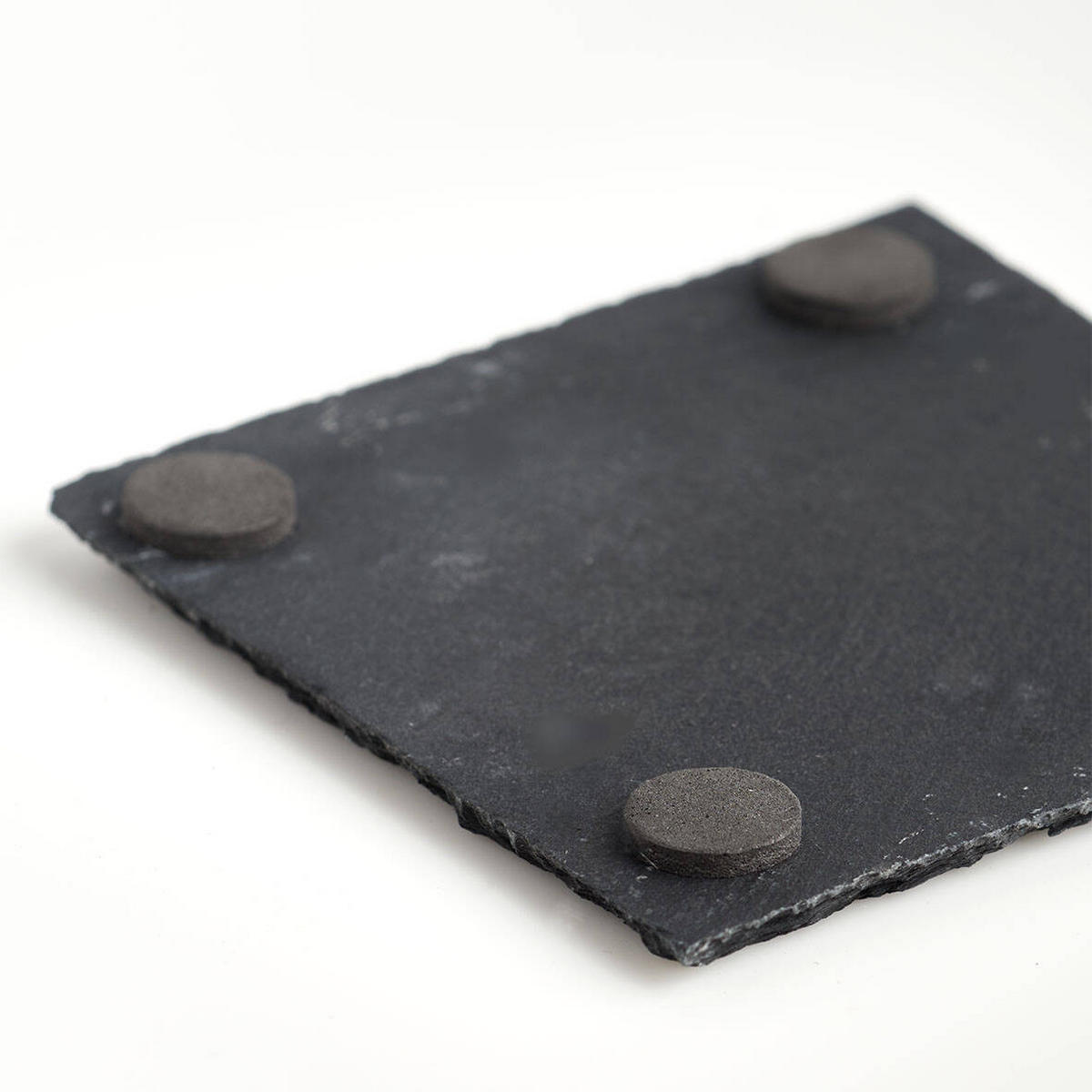 UNTERSETZER 4er-Set 10/10 cm - Schwarz, Stein (10/10cm) - ZELLER