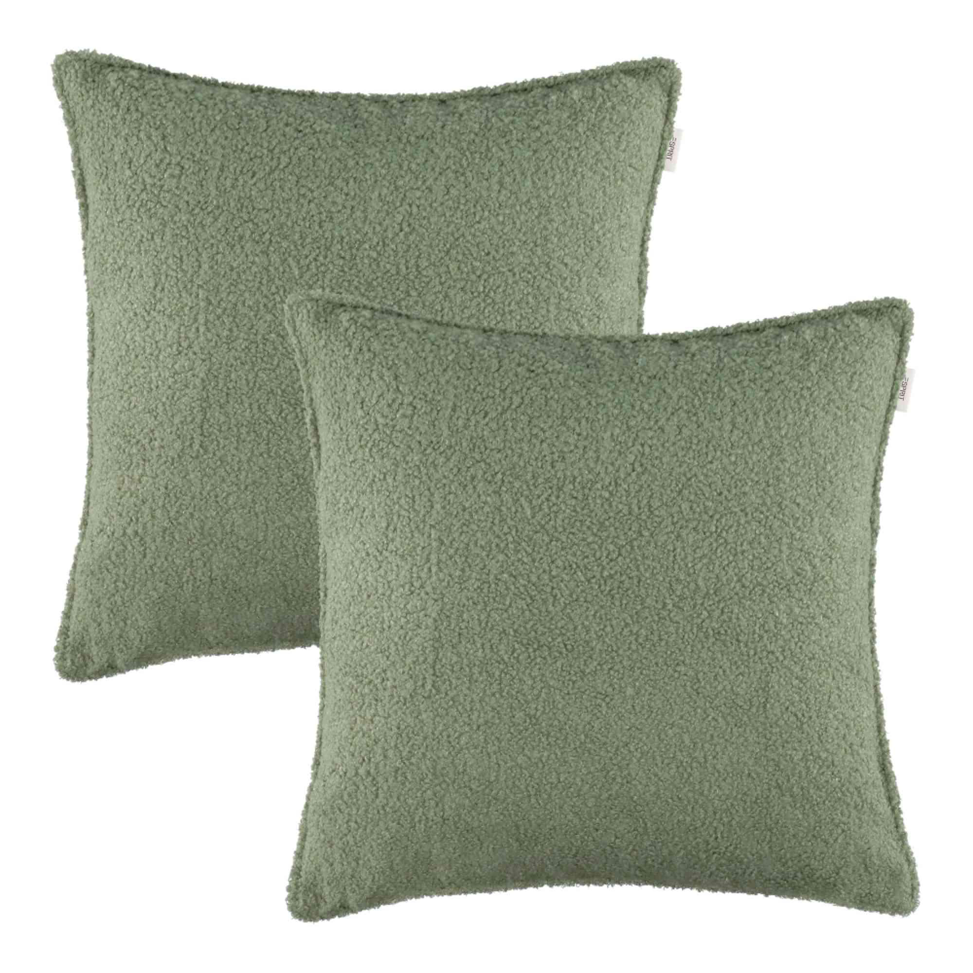 ZIERKISSENHÜLLE DEKOKISSENHÜLLE CUTE 2er Set - Grün, Textil (45/45cm) - Esprit