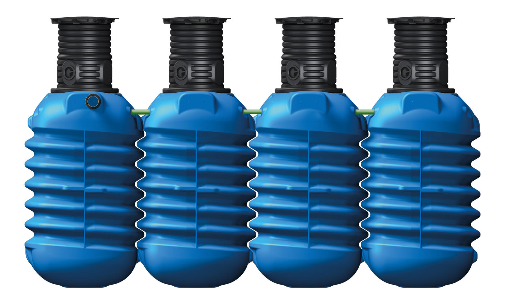 ERDTANK-PAKET 10000 L - Blau, Kunststoff (147/201/461cm) - 4rain