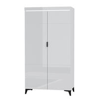 SKŘÍŇ 2DVEŘOVÁ Ruben Bílá - bílá, kompozitní dřevo (105/195/55cm) - Petits-meubles