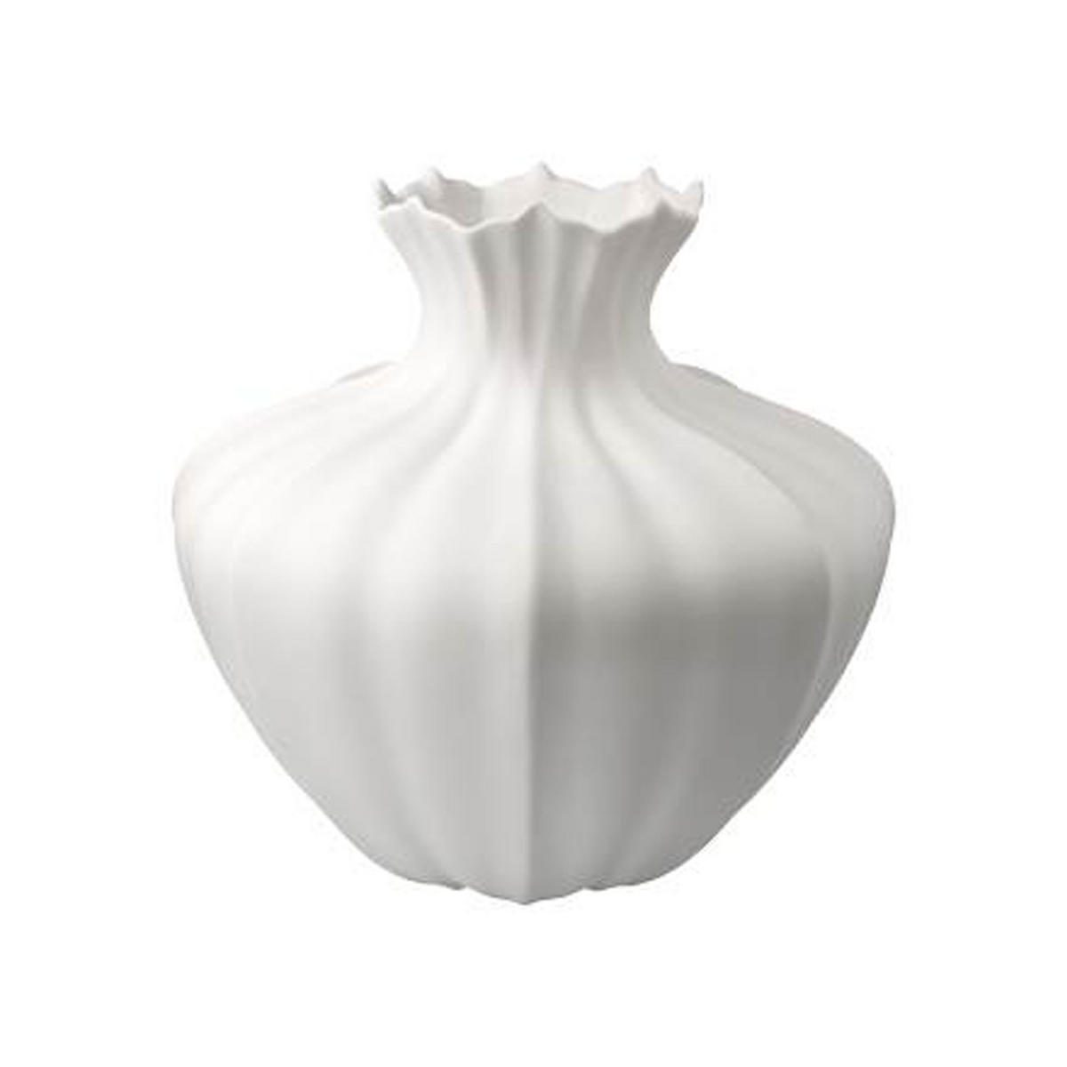 VASE Bahar, Biskuit-Porzellan, weiß, H 22 cm - Weiß, Keramik (22cm) - Goebel