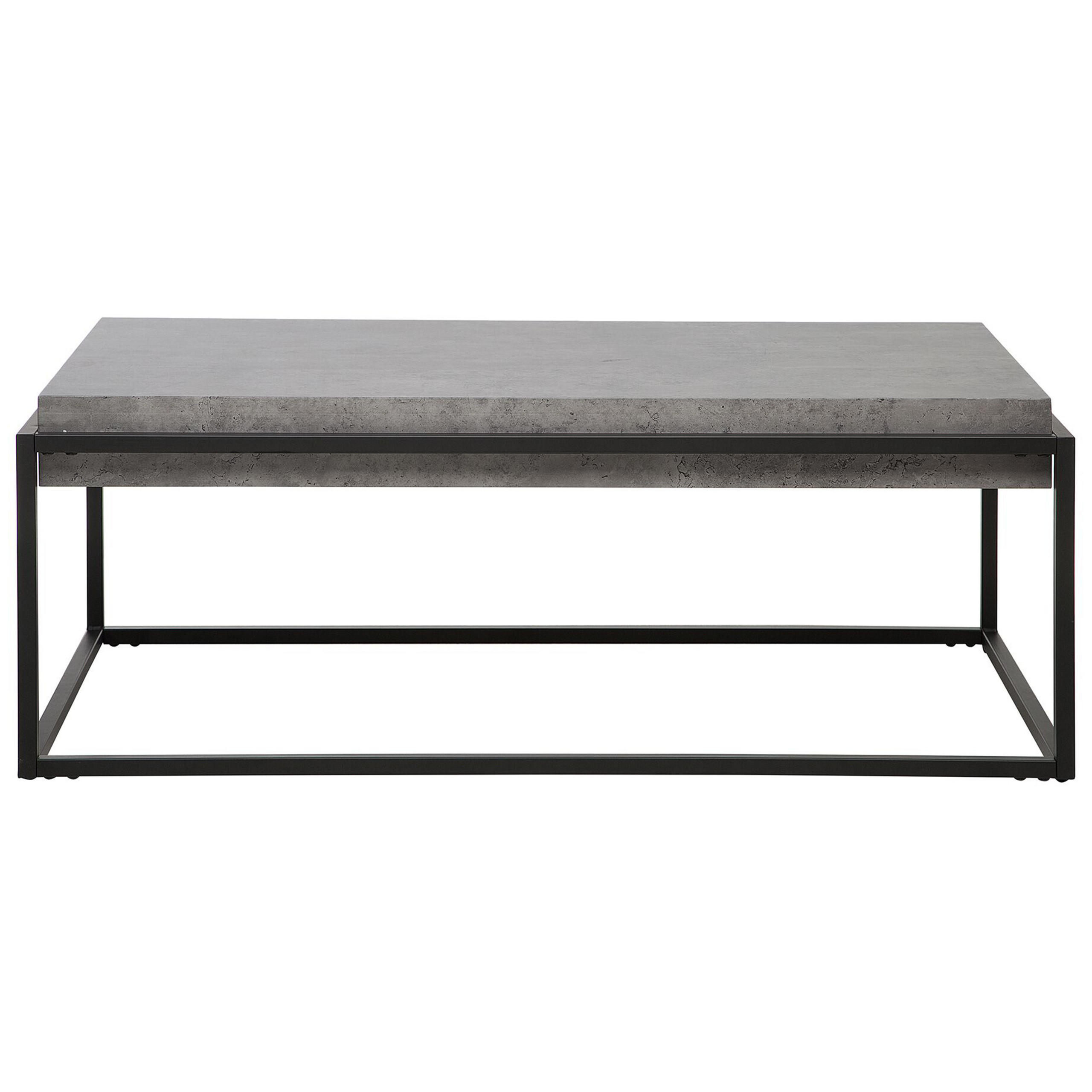 COUCHTISCH grau rechteckig Altos - Grau, Holzwerkstoff (64/104/44cm) - Beliani