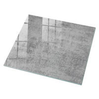GLASPLATTE 80x60 cm – Graue Textur - Gelb, Glas (0.4/80/60cm) - ArtPrintCave