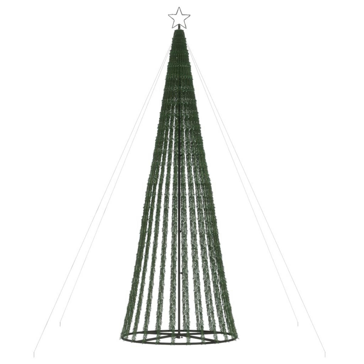 WEIHNACHTSBAUM LED 688 Leds Warmweiss 300 Cm - Weiß, Kunststoff (300cm) - vidaXL