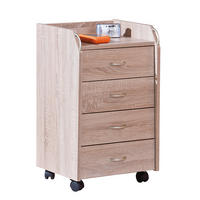 ROLLCONTAINER Eiche Dekor - Eiche Wotan, Holzwerkstoff (40/65/36cm) - ebuy24