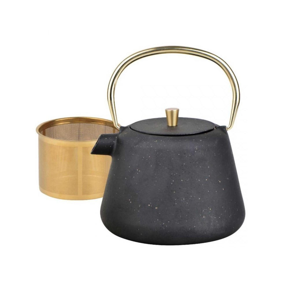 TEEKANNE Schwarz 15.2/16/19 cm KH1932 - Schwarz, Metall (1L) - Kinghoff 