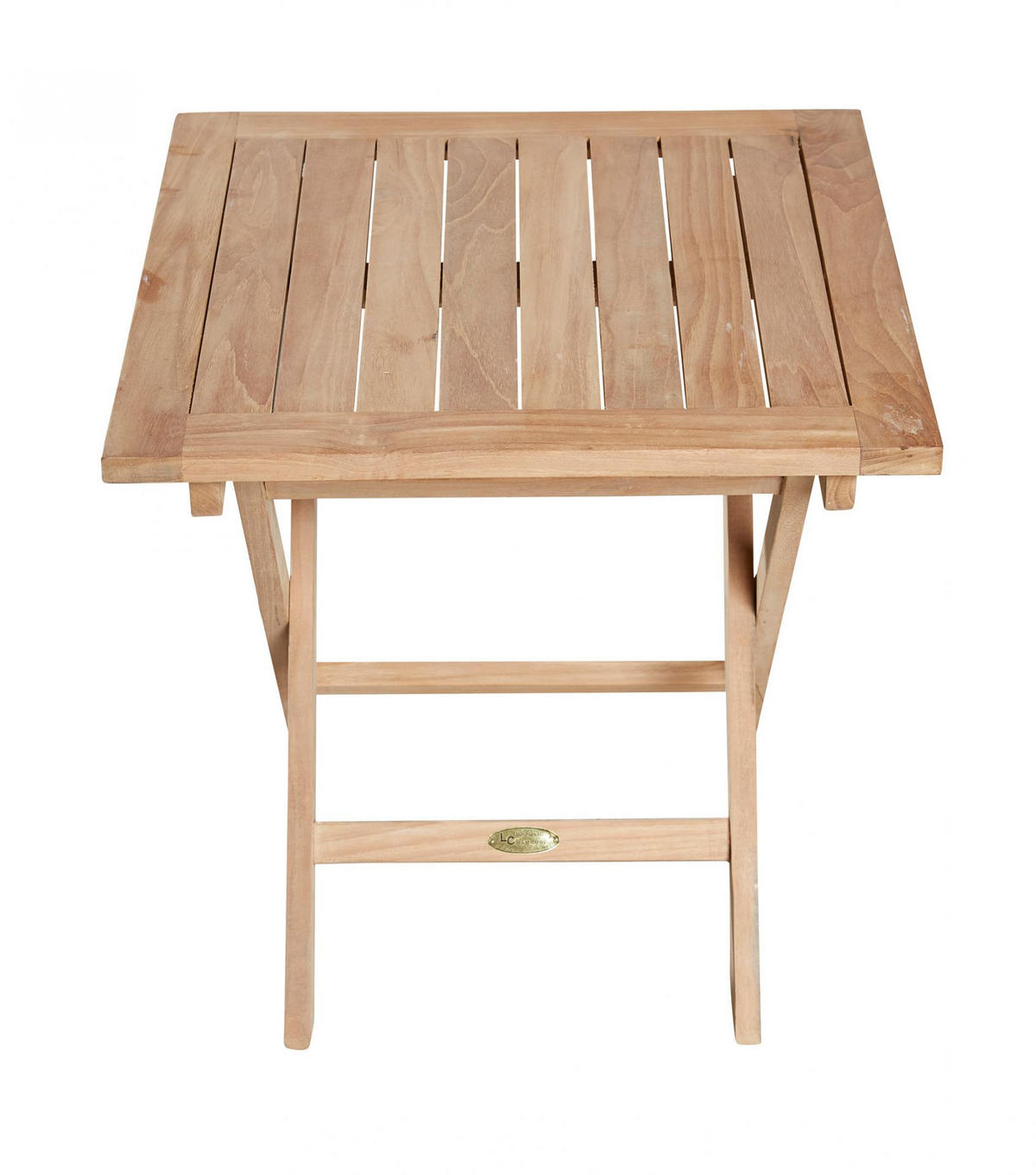 GARTENKLAPPTISCH Ela 50x50x50cm, Holz, Natur - Naturfarben, Holz (50/50/50cm) - dasmöbelwerk