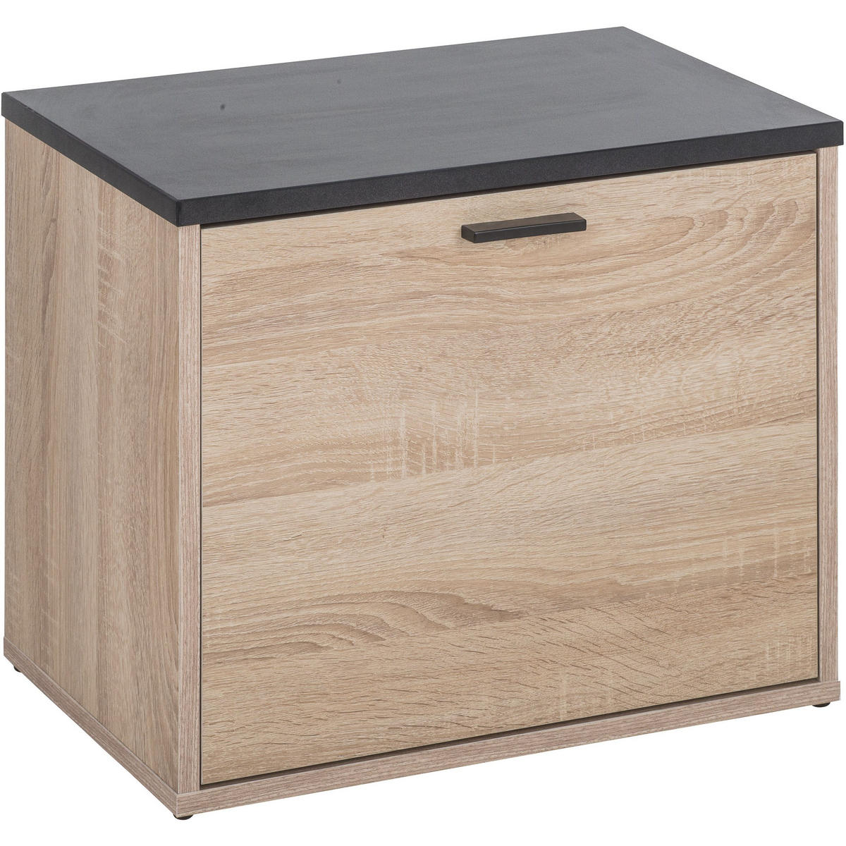 SCHUHSCHRANK für 9 Paar Schuhe 35/54/44cm - Eichefarben, Holzwerkstoff (54/44/35cm) - Simmob