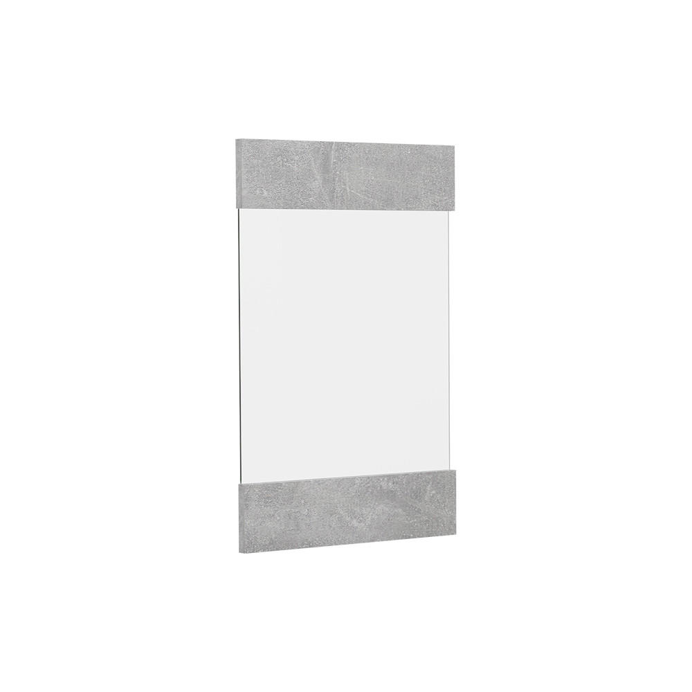 KÖKSFRONT R-Line betong 39.6x59 cm möbelfront för väggskåp med glas Grå 59/39.6/1.6 cm