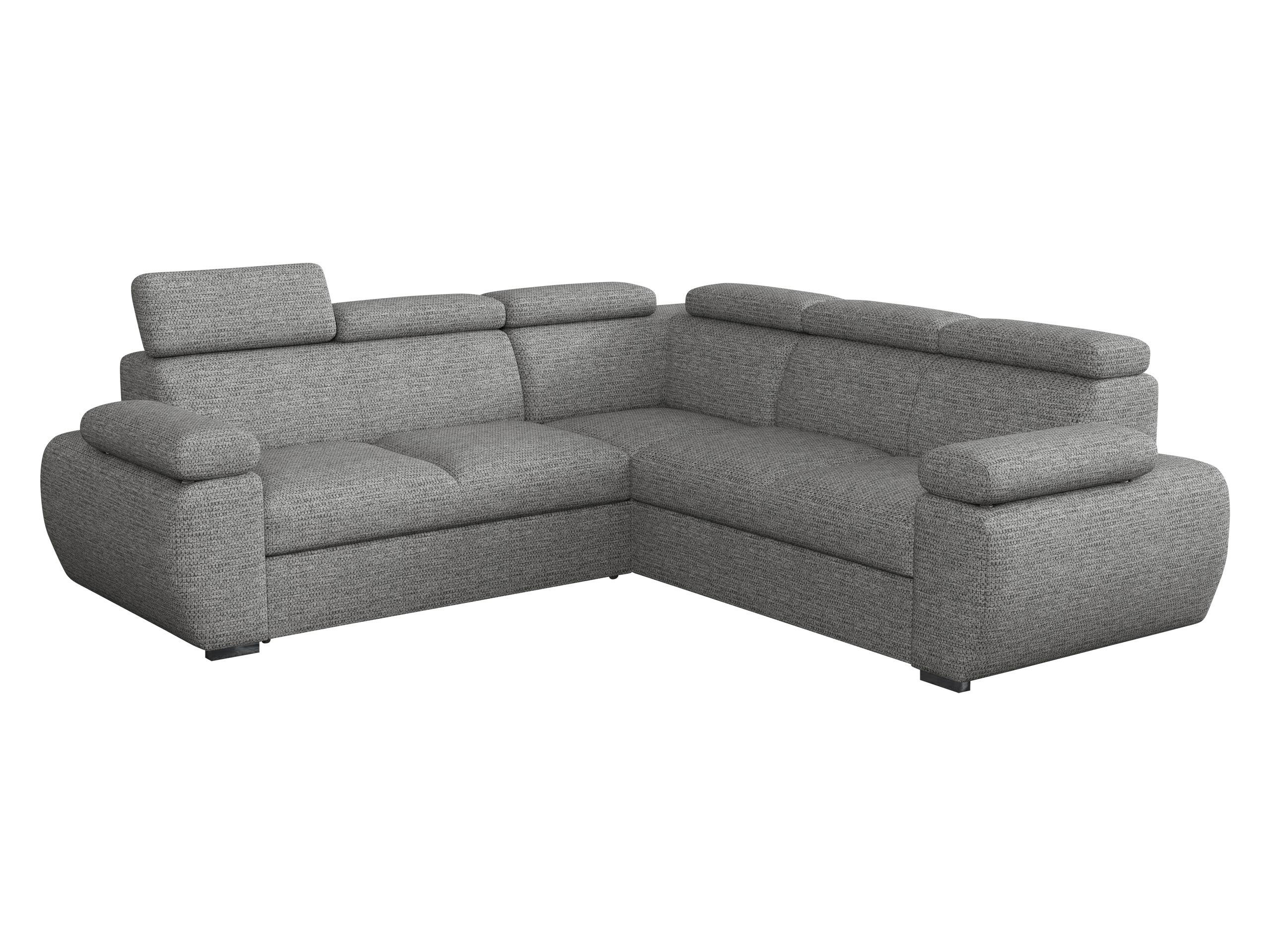 ECKSOFA Boston Maxi - Chromfarben/Graphitfarben, Holz/Textil (260/260cm) - MIRJAN24