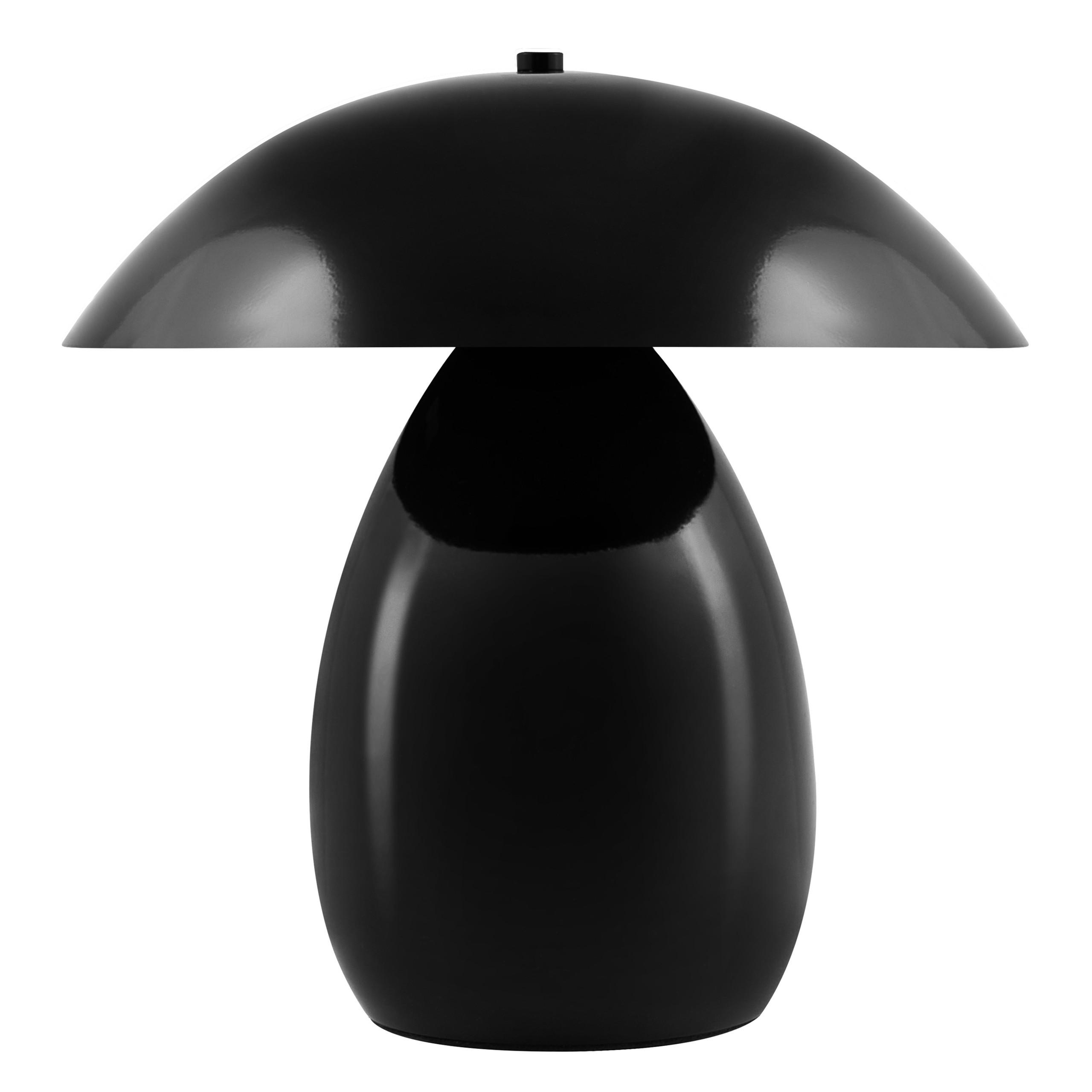 TISCHLAMPE Metall Schwarz Sigi - Schwarz, Metall (30/30/30cm) - Beliani