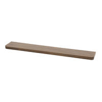 WANDREGAL Carve - Braun - 20/120/4 cm - Braun, Holz (120/4/20cm) - Hoyz Collection