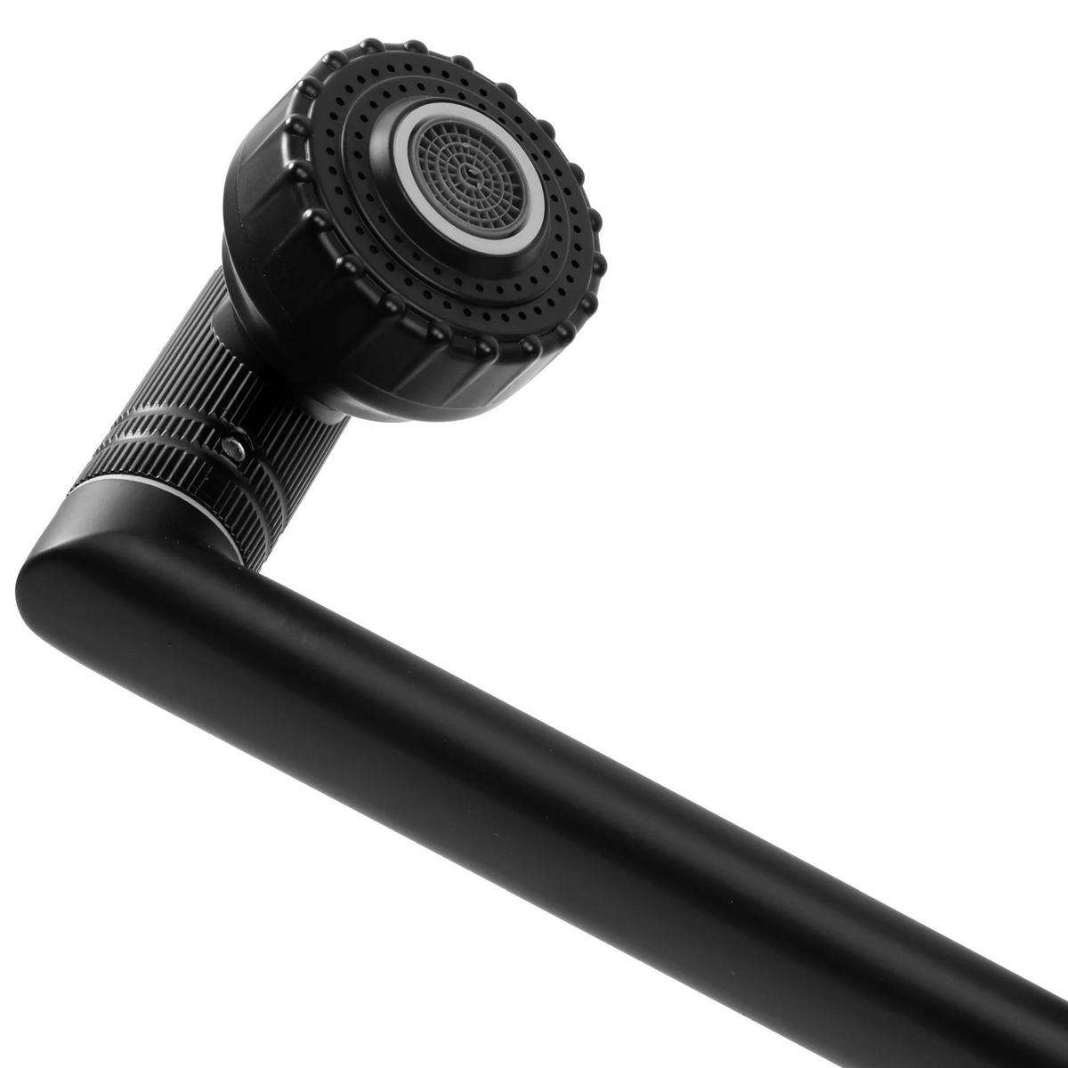 WASCHBECKENARMATUR Rea Paco Black High - Schwarz, Metall (9.5/31/21cm) - REA