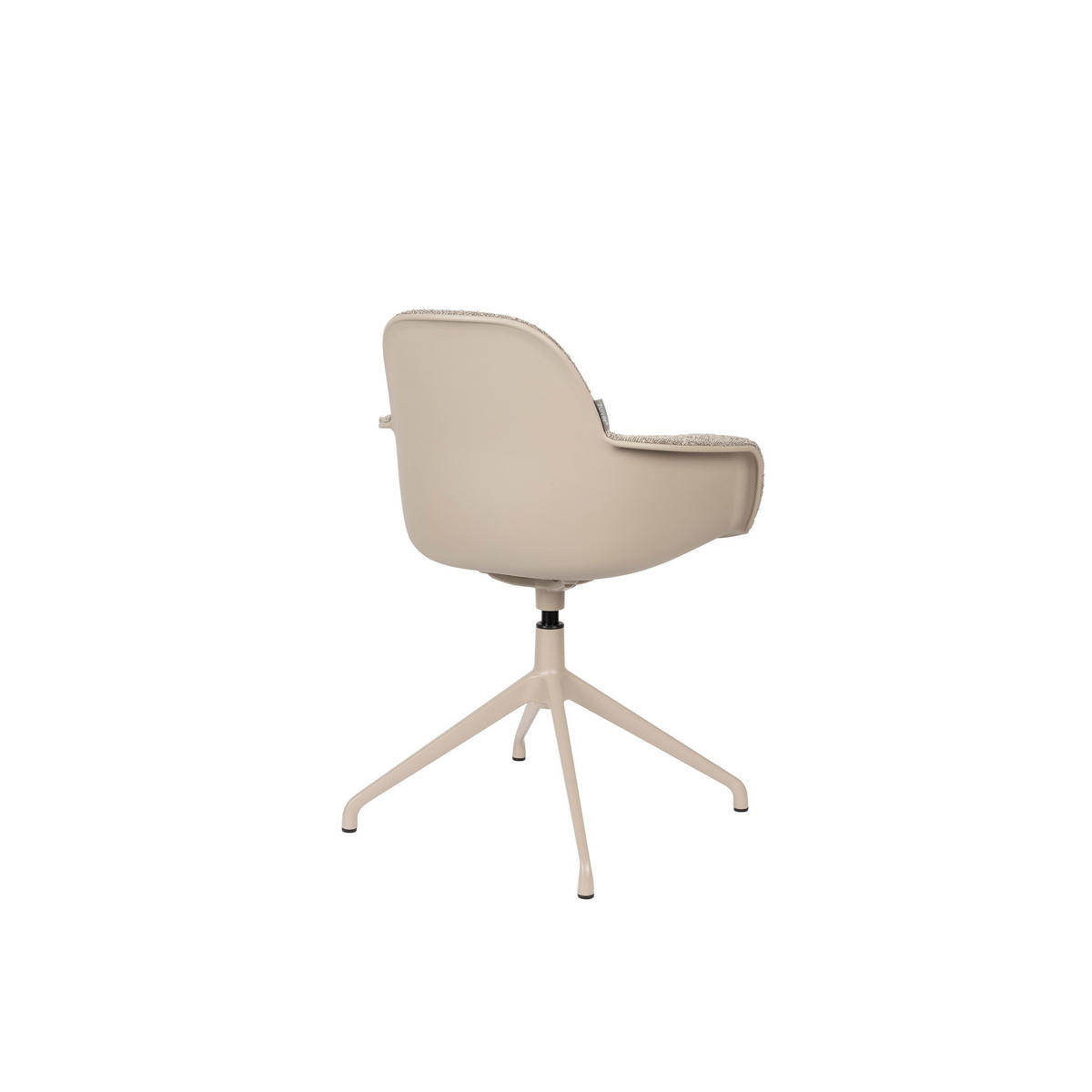ESSZIMMERSTUHL Albert Kuip Swivel Armlehne Taupe - 2 er Set - Taupe, Textil (59.2/83.6/52cm) - Zuiver
