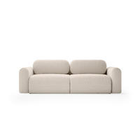 SOFA mit Schlaffunktion Thekla, Beige - Beige, Textil (246/70/100cm) - Fedve