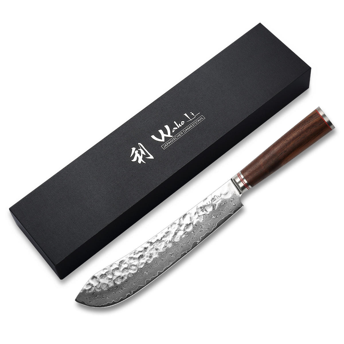 BLOCKMESSER 30,5 cm - Nussbaumfarben, Holz/Metall (44cm) - Wakoli