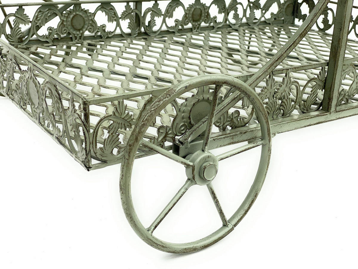 SERVIERWAGEN Metall Küchenwagen 70 cm 93979 - Braun, Metall (50/84/18cm) - DanDiBo