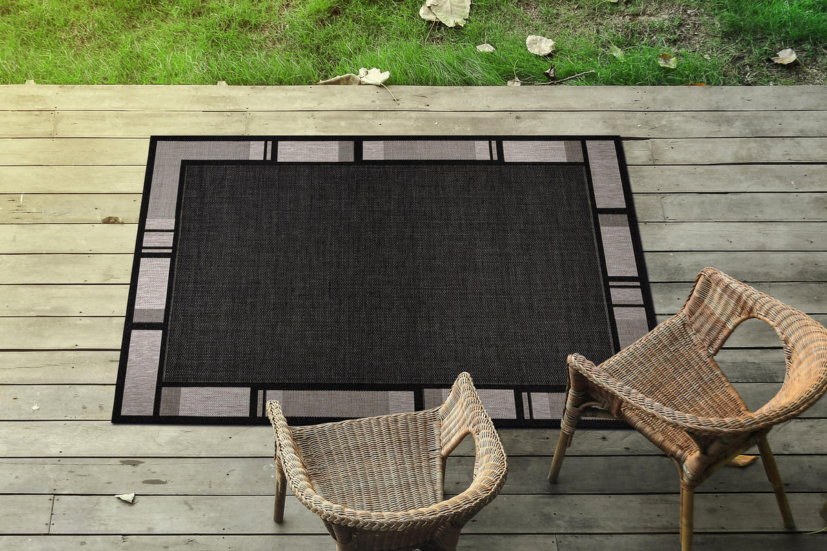 TEPPICH Floorlux 200/290 cm - Schwarz, Textil (200/290cm) - rugsX