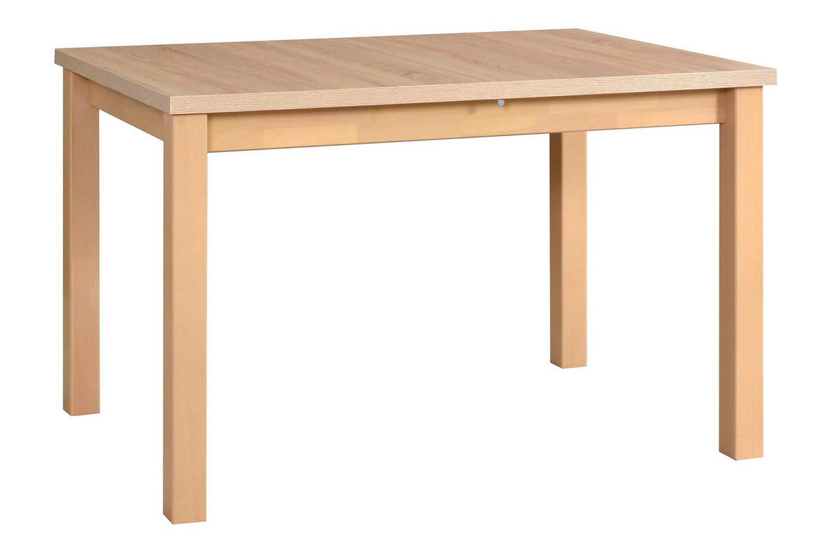 TISCH Max V Sonoma Eiche, Klapptisch mit Holz Beine - Sonoma Eiche, Holz/Holzwerkstoff (120/80/78cm) - Bettso