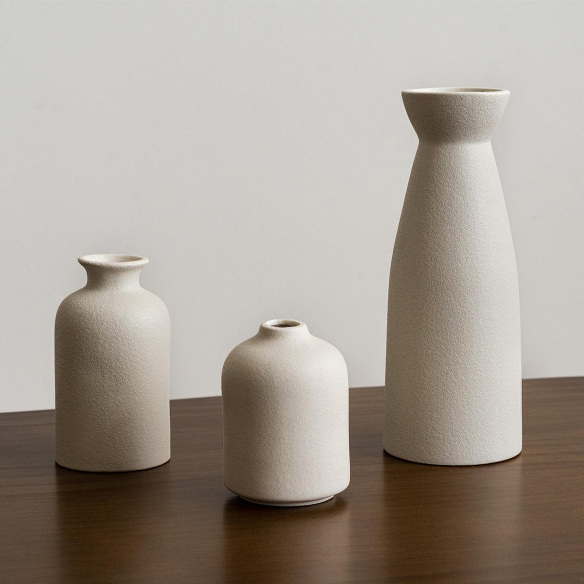 VASE Keramik - Ecru, Keramik (22.5cm) - LIBRATON