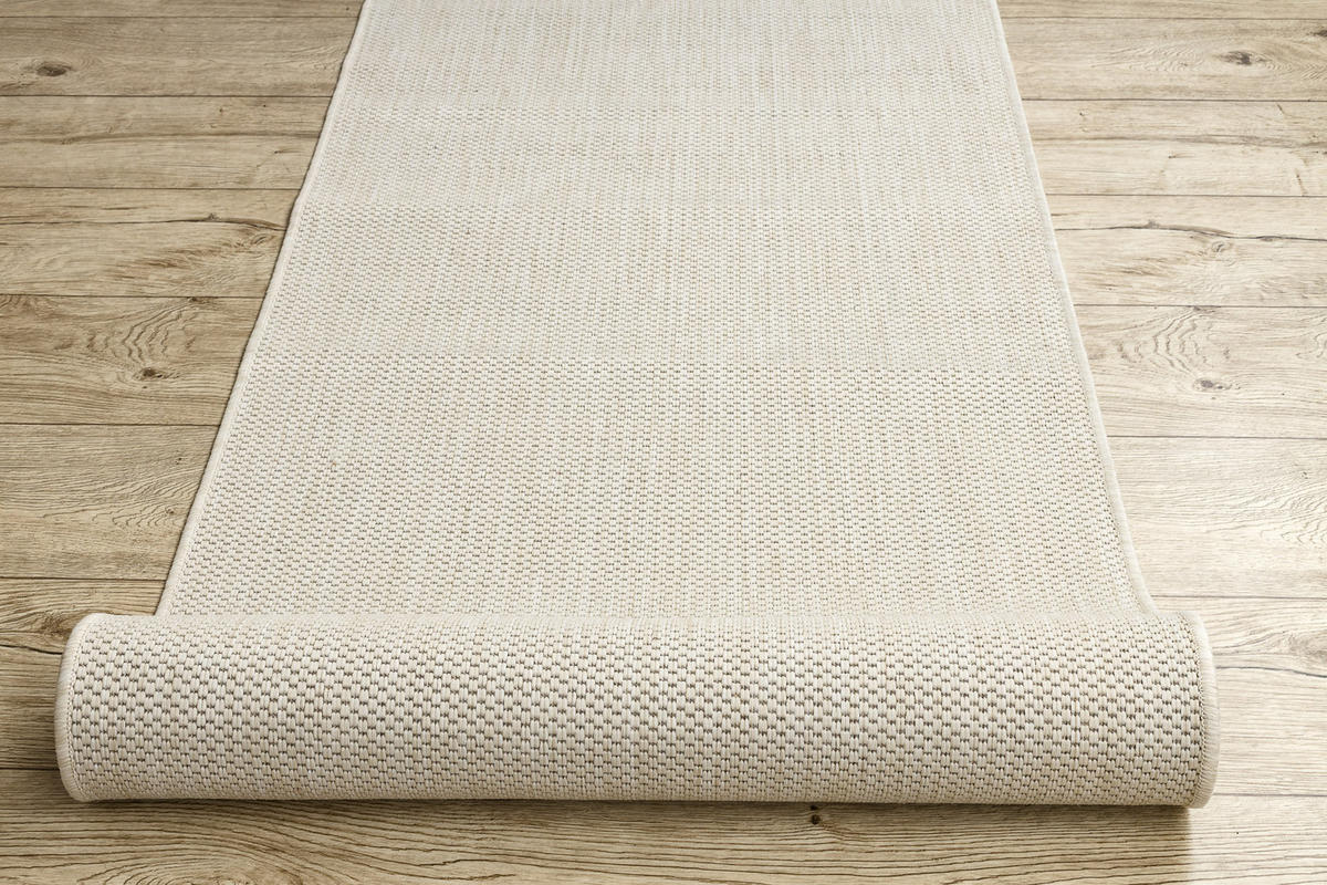 LÄUFER SISAL FLOORLUX 120/130 cm - Creme, Textil (120/130cm) - rugsX